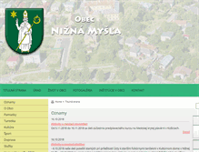 Tablet Screenshot of niznamysla.sk